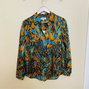 L’agence Tyler Printed Silk Blouse